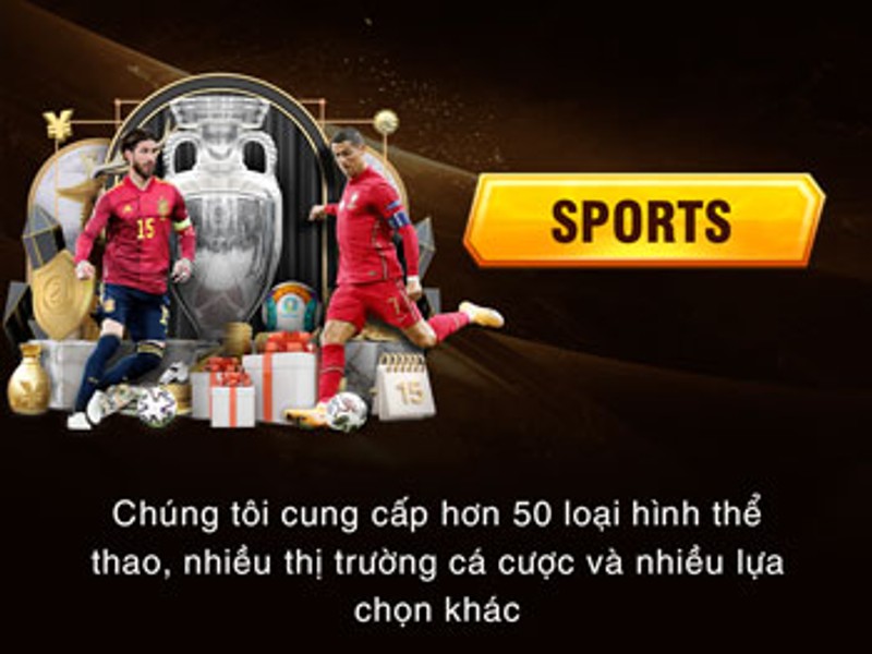 Hình ảnh giao diện cá cược thể thao mới với trận đấu bóng đá đang diễn ra và tỷ lệ cược cập nhật